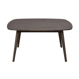 Tompkins soffbord kvadratiskt 90x90 brun ek