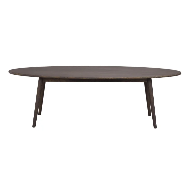Tompkins soffbord ellips 150x60 brun ek
