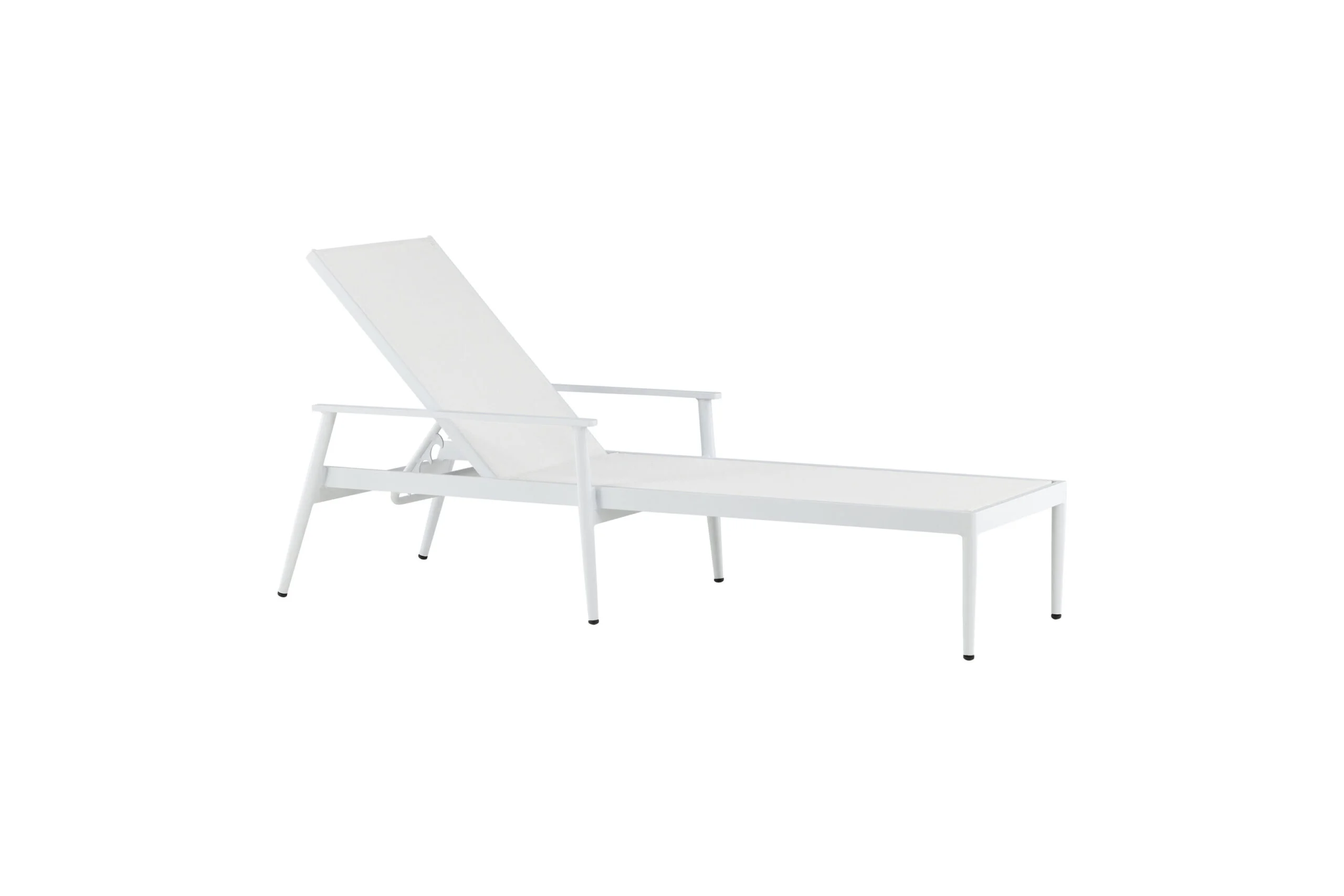 Break Sunbed - Vit / Vit Textielene