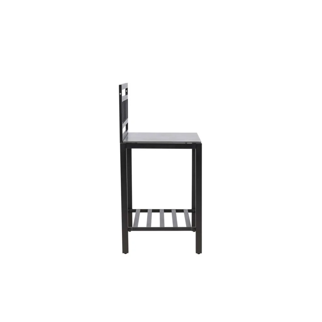 Alicante garden kitchen table w/o hole black/fiber concrete