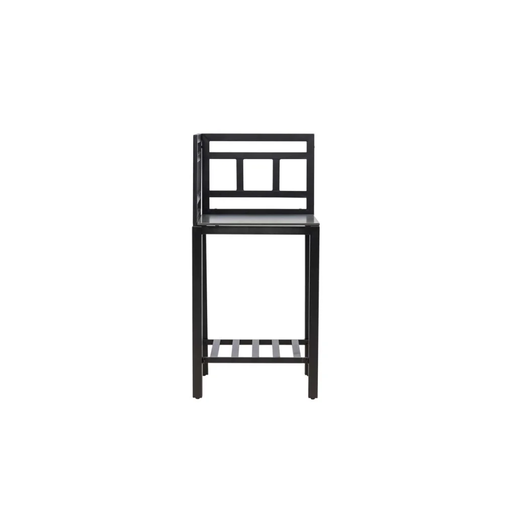 Alicante garden kitchen corner table black/fiber concrete