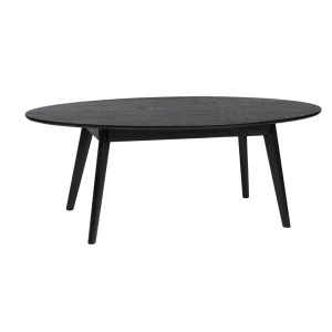 Yumi soffbord ovalt 130x65 svartbets