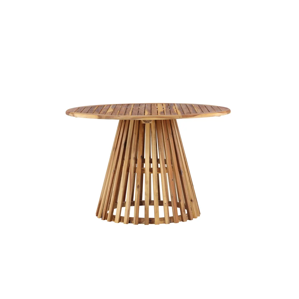 Lumpur Middagtable Akacia - Teaklook / Runt Ø120 cm**75