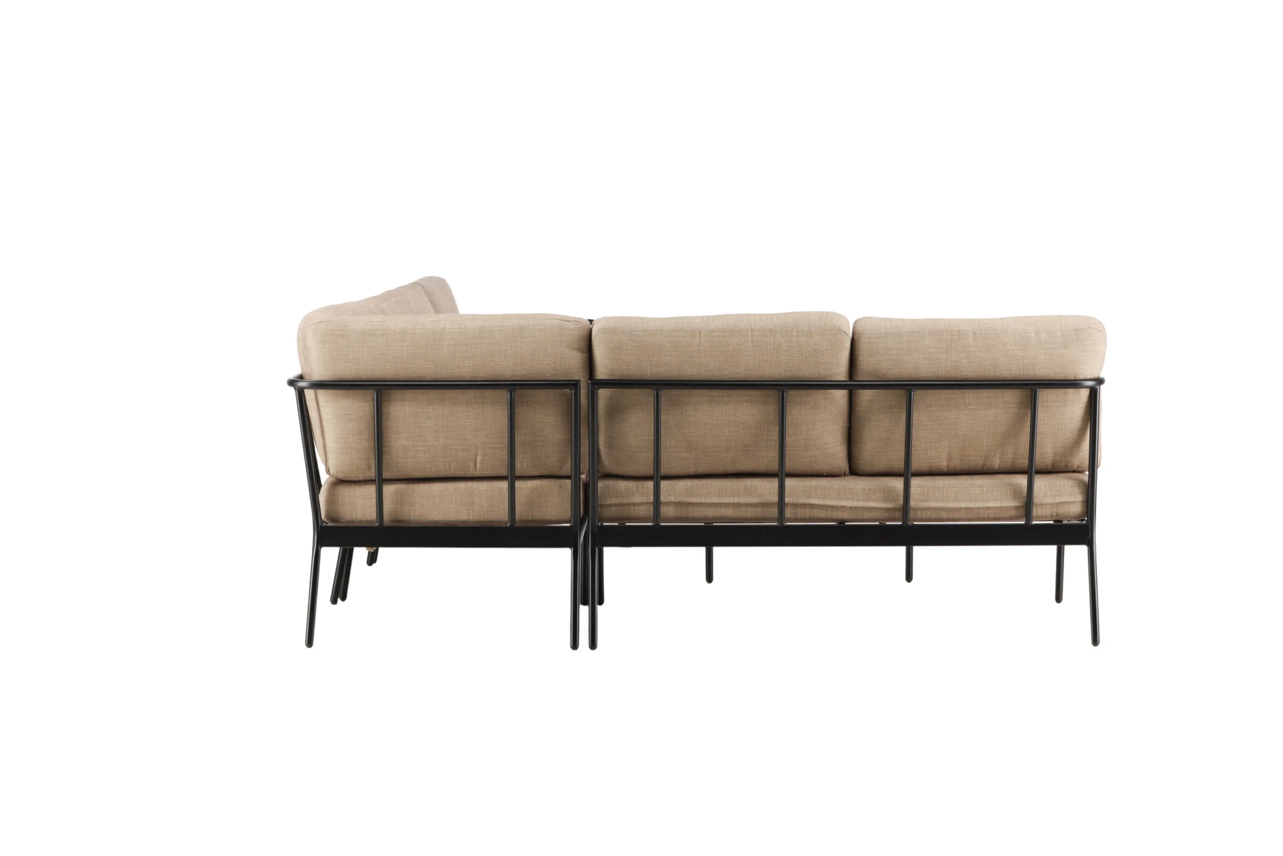 Pehnna Corner Loungeset Steel - Svart / Sand