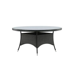 Volta Bord ø 150 - Svart/Glas
