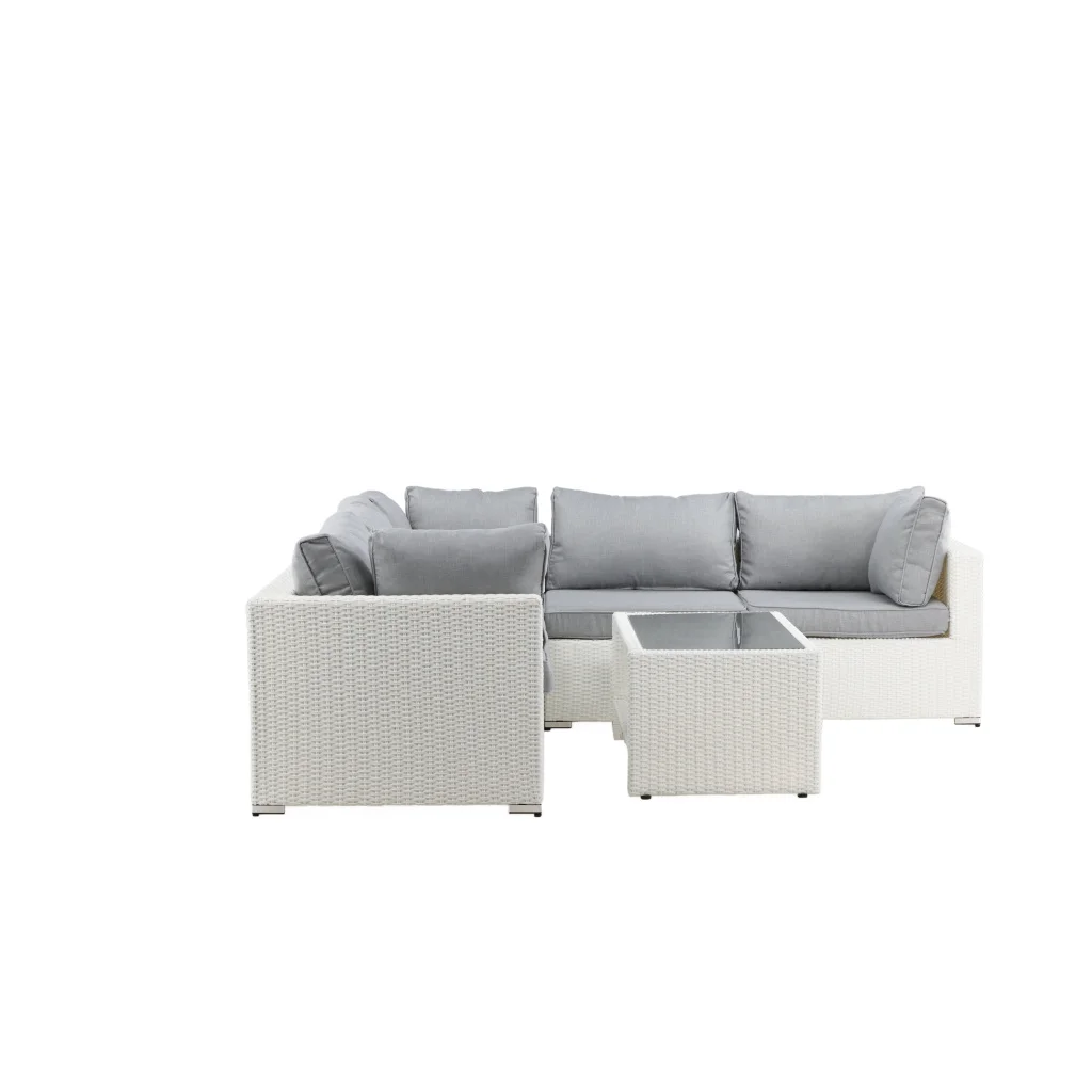 Amazon Module Soffa set 3+2+1 - Vit/Grey | Soffgrupp