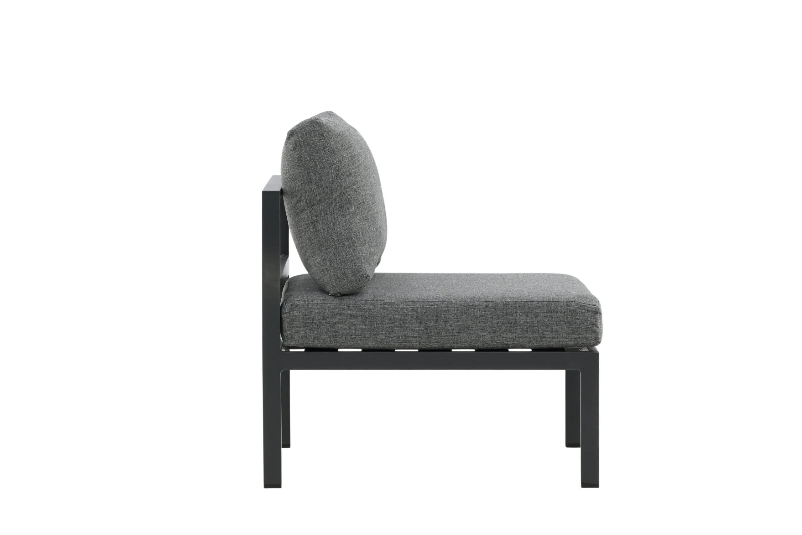 Copacabana Middle Part - Svart Alu / Grey Cushion