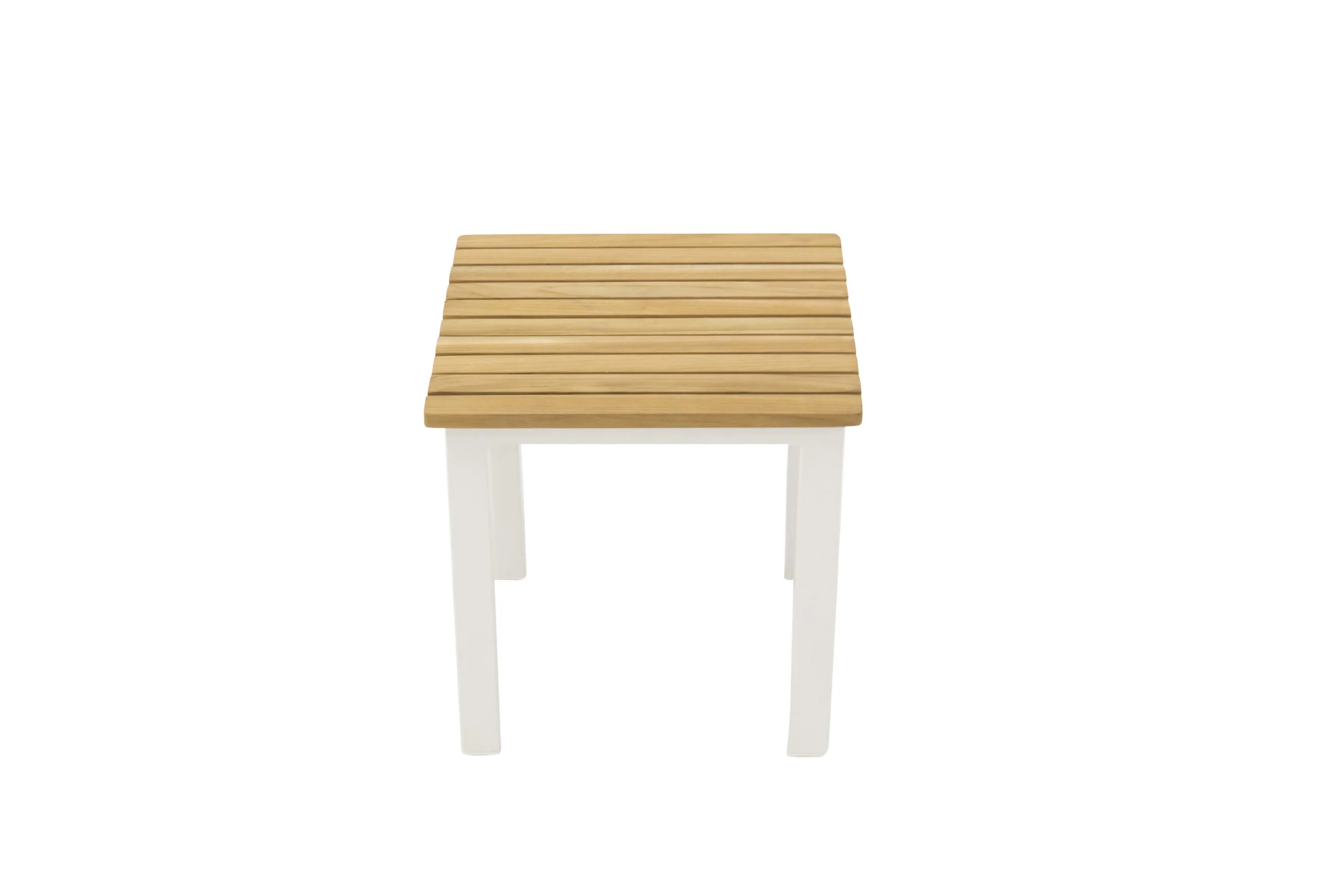 Mexico Side table 40*40 - Vit/Teak