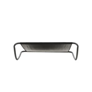 Gordo Double Rocking Säng - Svart Frame / Svart Tyg