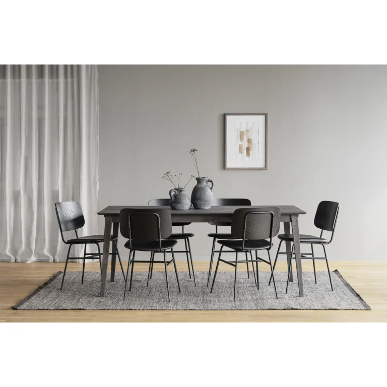 Filippa matbord 180 mörkbrun ek
