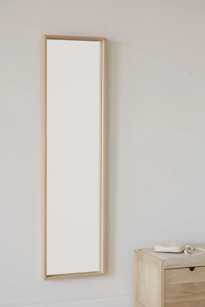 Hillmond spegel 40x150 vitpigmenterad ek