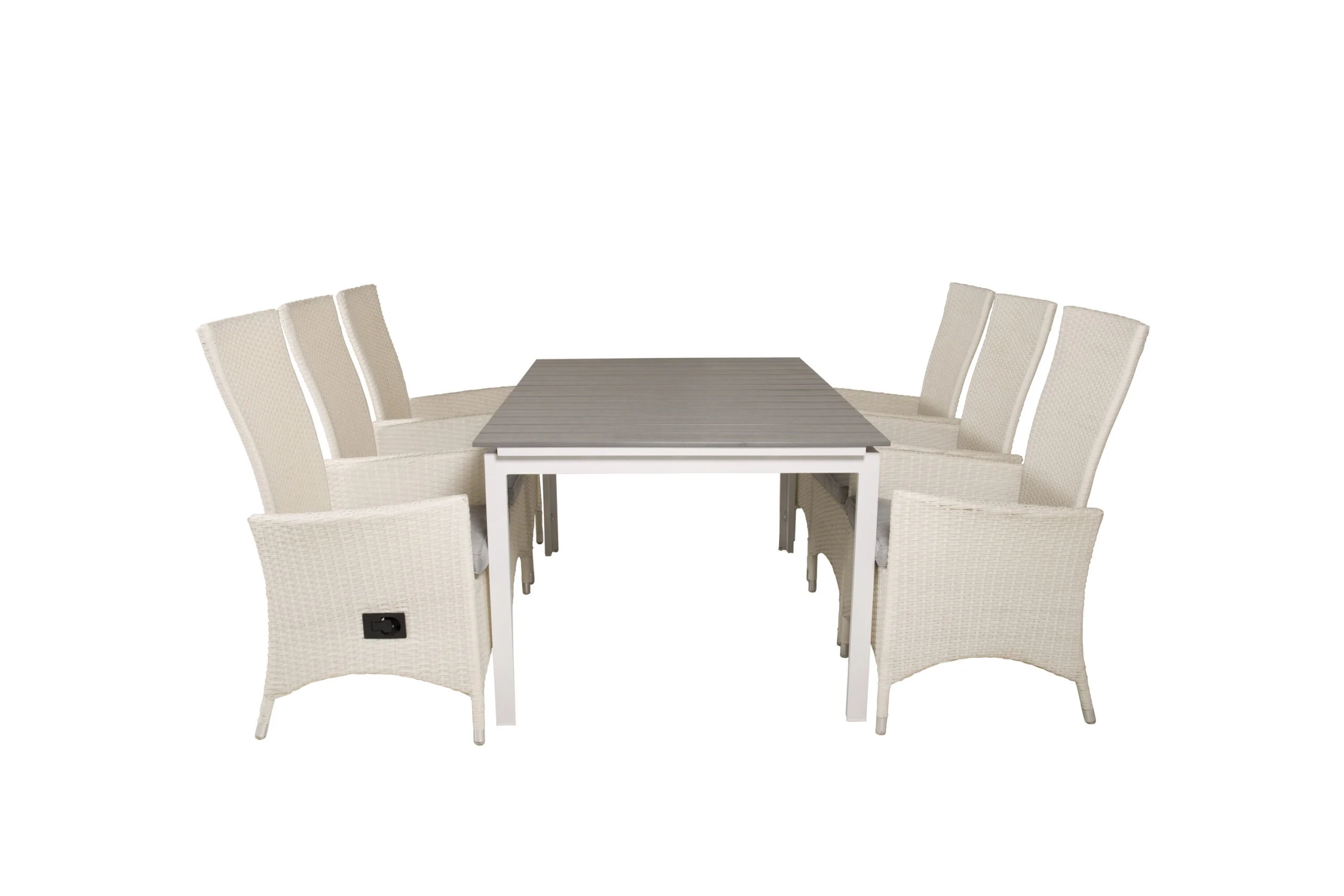 Levels Bord 160/240 - Vit/Grey - Padova Stol (Recliner) - Vit/Grey 6 | Stol för matbord