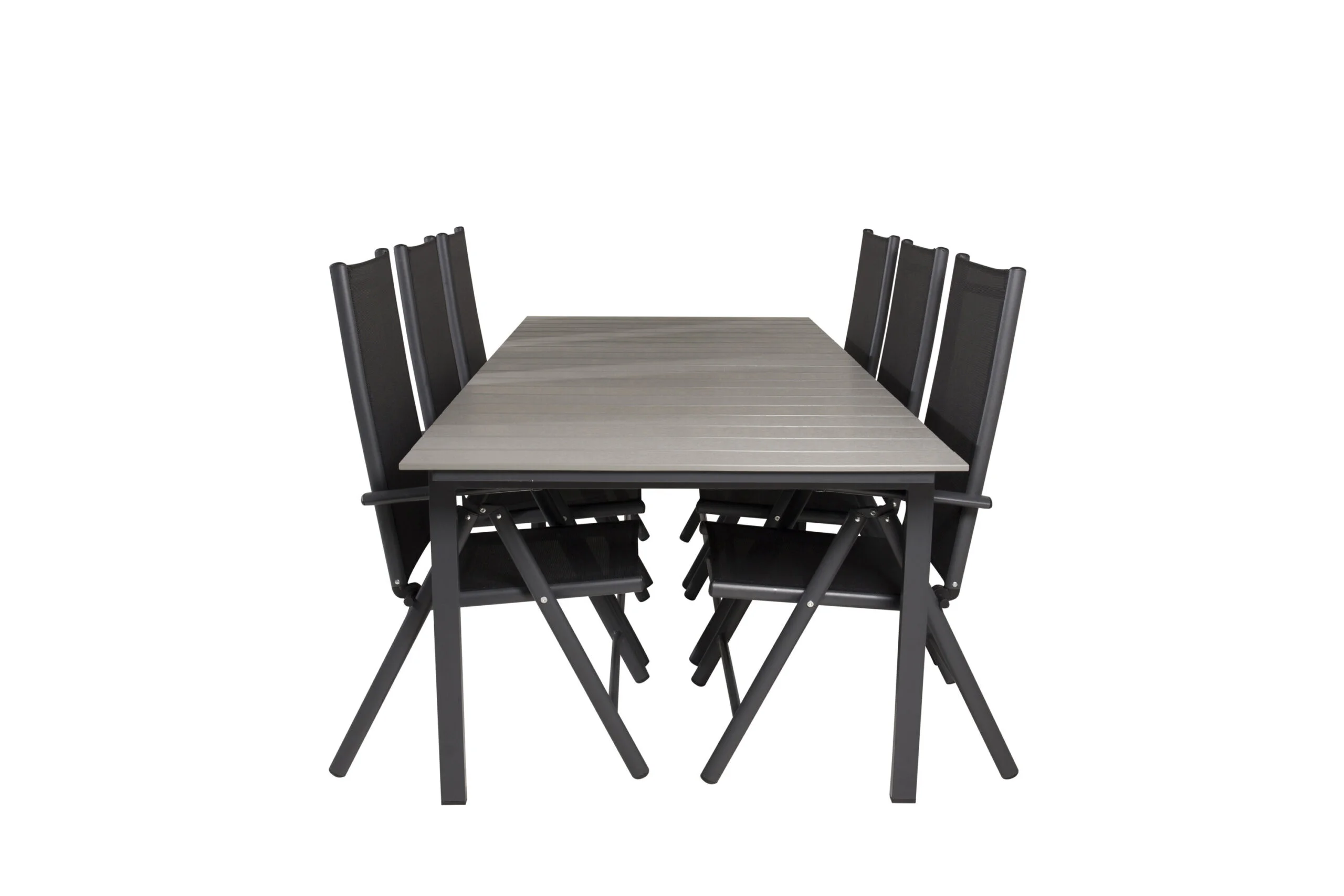 Levels Bord 229/310 - Svart/Grey - Break 5:pos Stol - Svart/Svart 6 | Stol för matbord