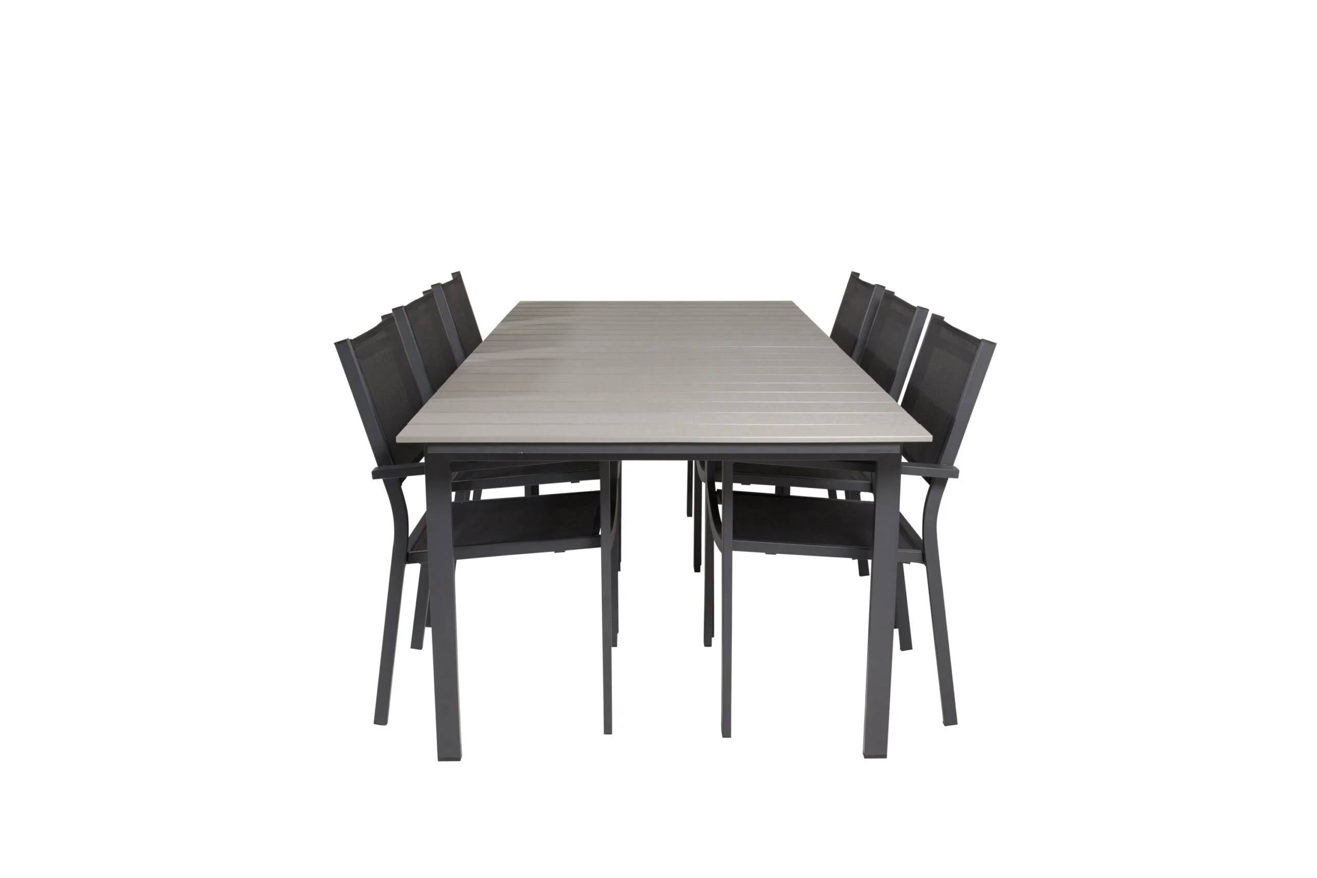 Levels Bord 229/310 - Svart/Grey - Copacabana stapelstol - Svart/Svart 6