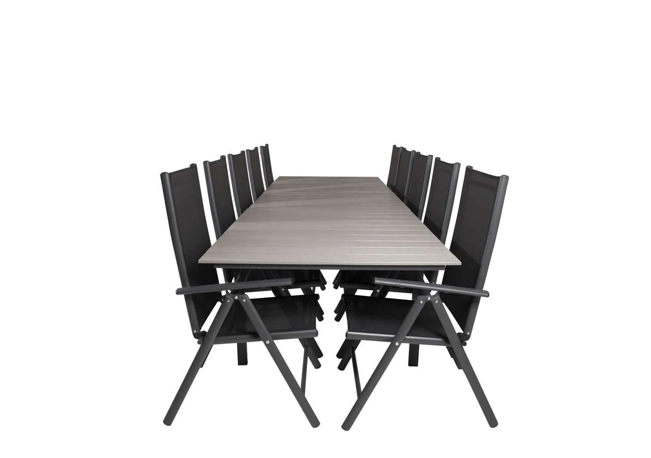 Levels Bord 229/310 - Svart/Grey - Break 5:pos Stol - Svart/Svart 10 | Stol för matbord