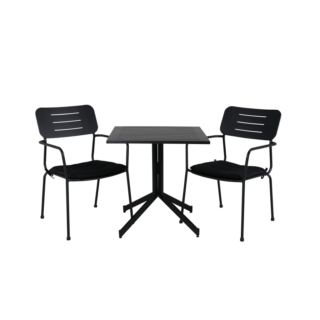 Way café table 70*70+Nicke Middag chair w. armrest