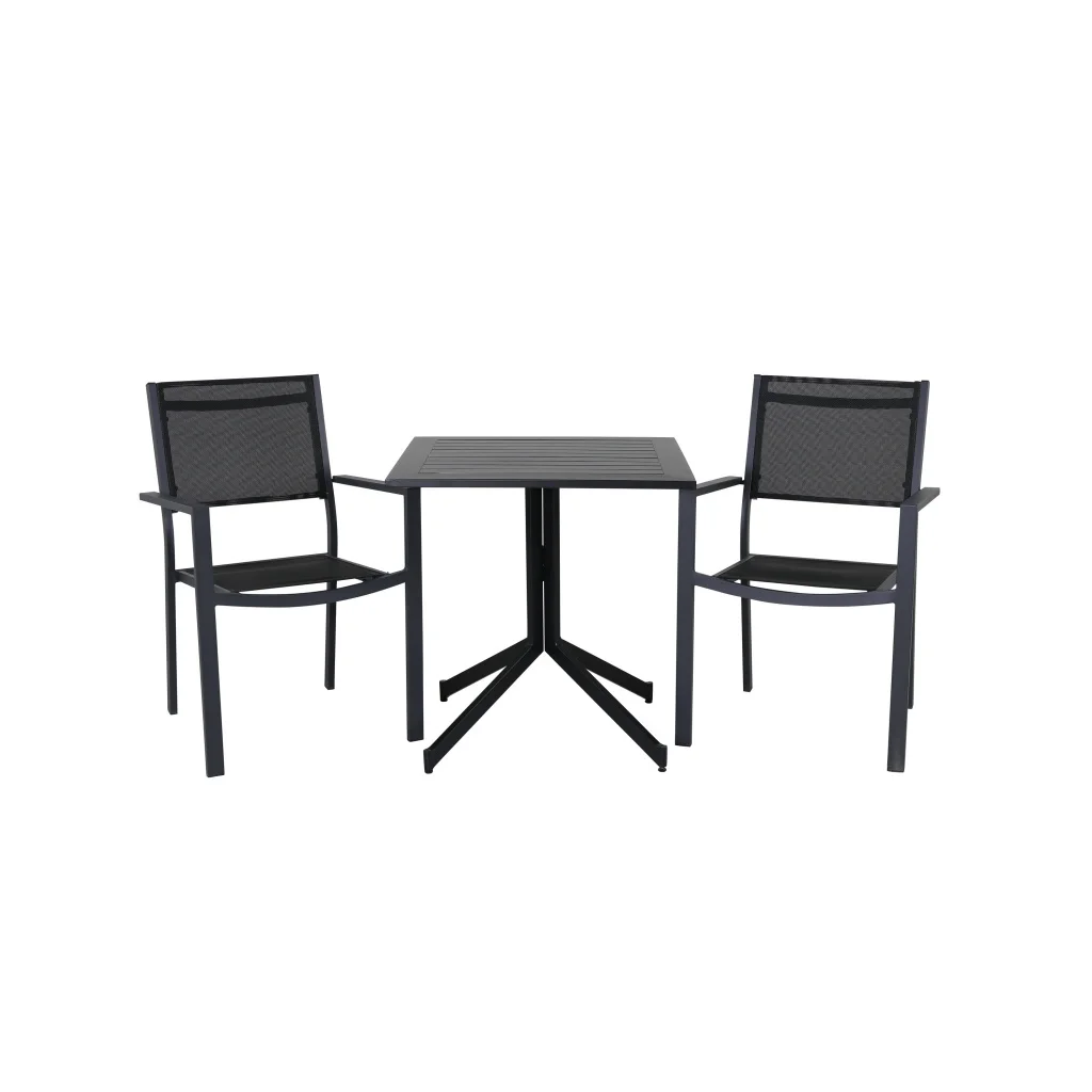 Way café table 70*70+Copacabana stapelstol
