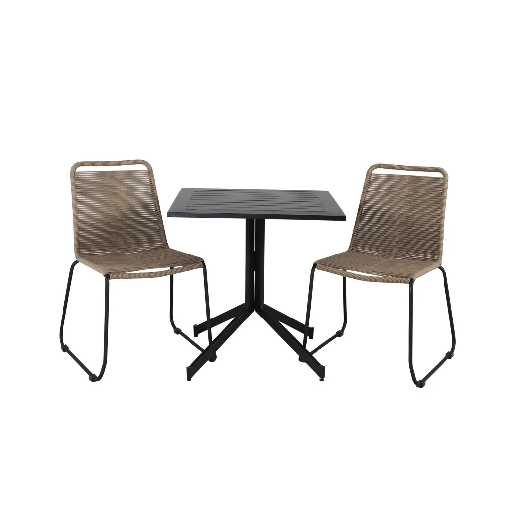 Way café table 70*70+Lindos stapelstol