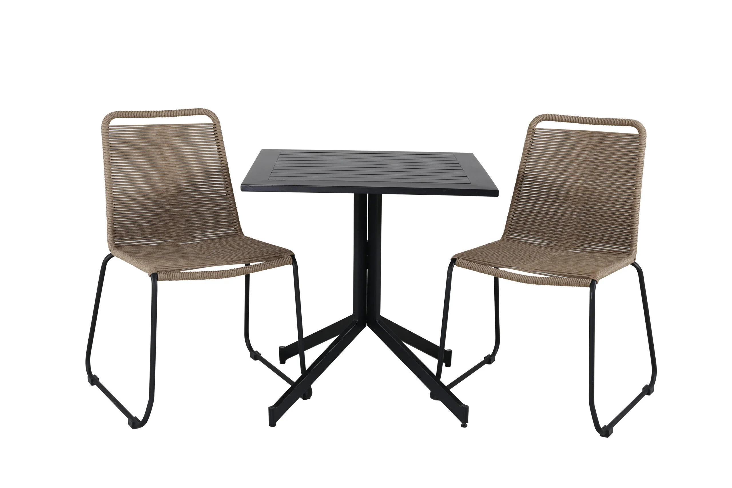Way café table 70*70+Lindos stapelstol