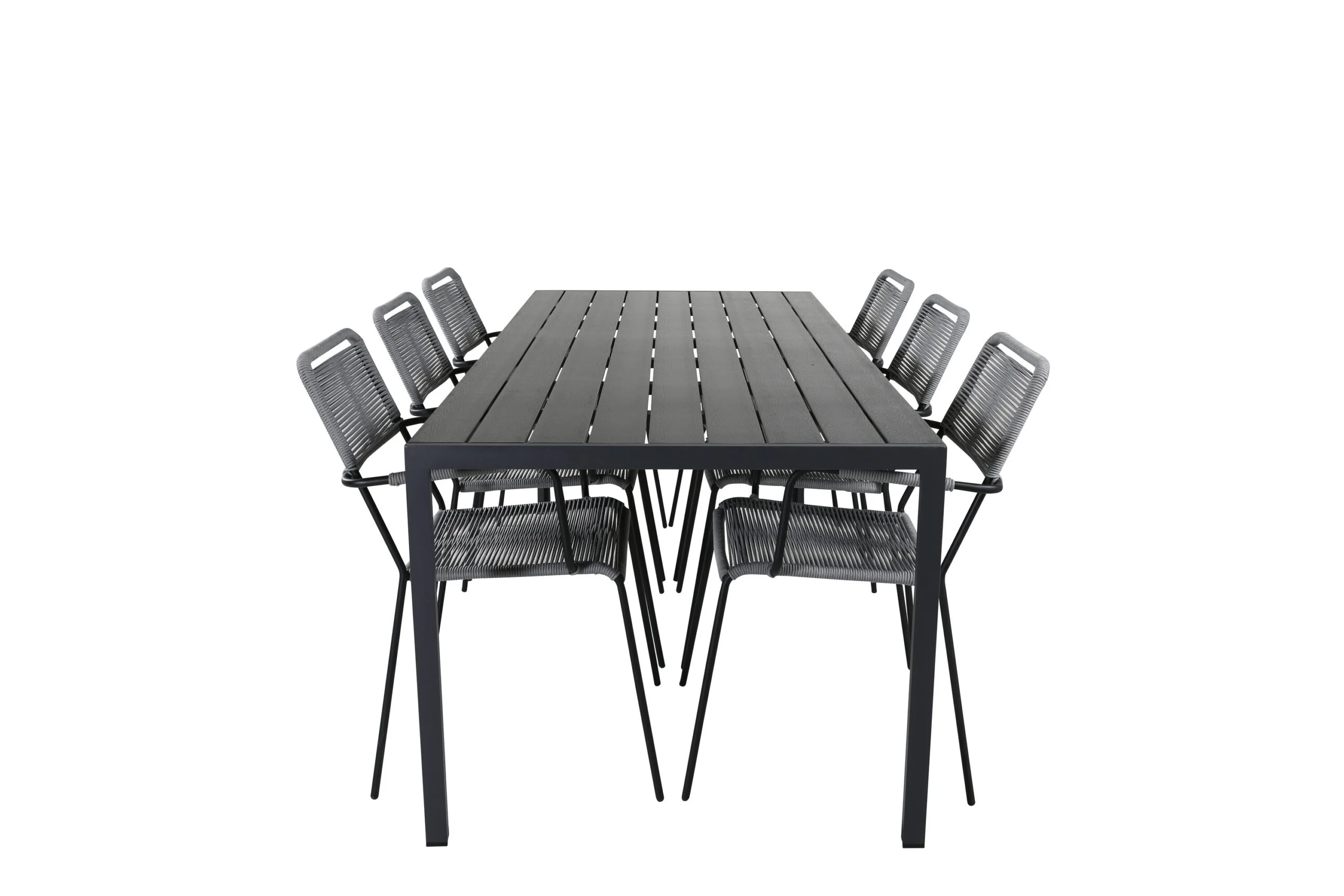 Break - Bord 205*90 - Svart alu/black aintwood | Lindos Fåtölj