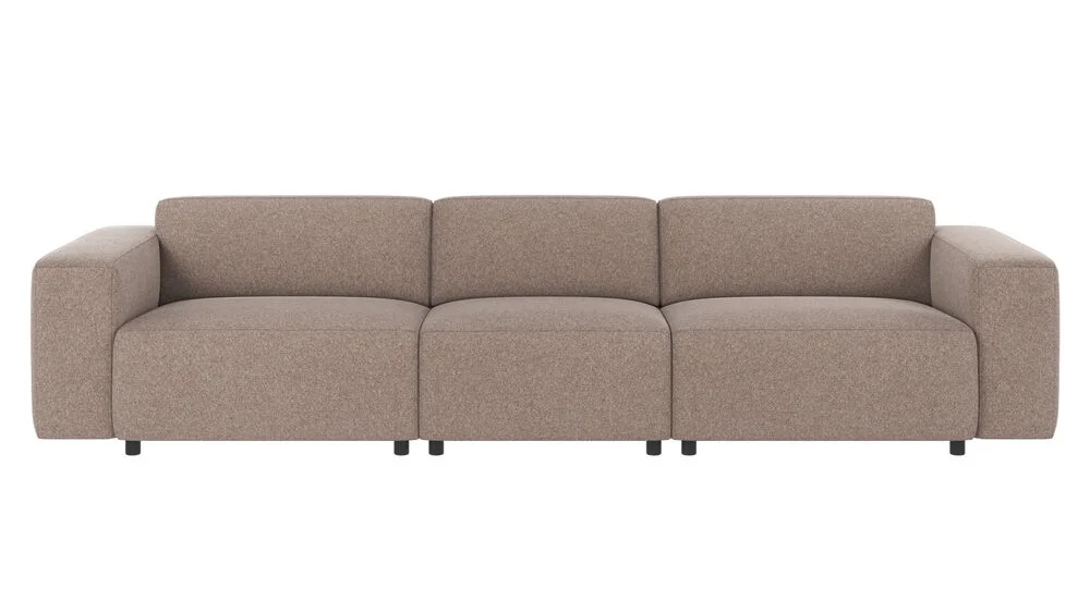 Willard soffa 4-sits beige tyg Brenda