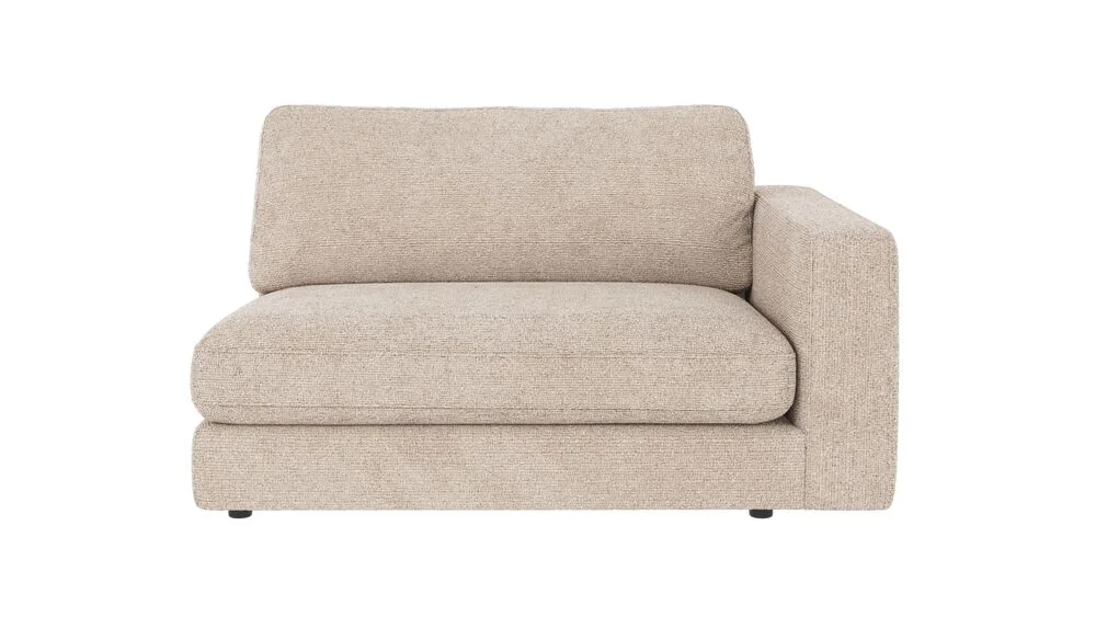 Duncan 1,5-sits H/fåtölj ljusgrått Robin