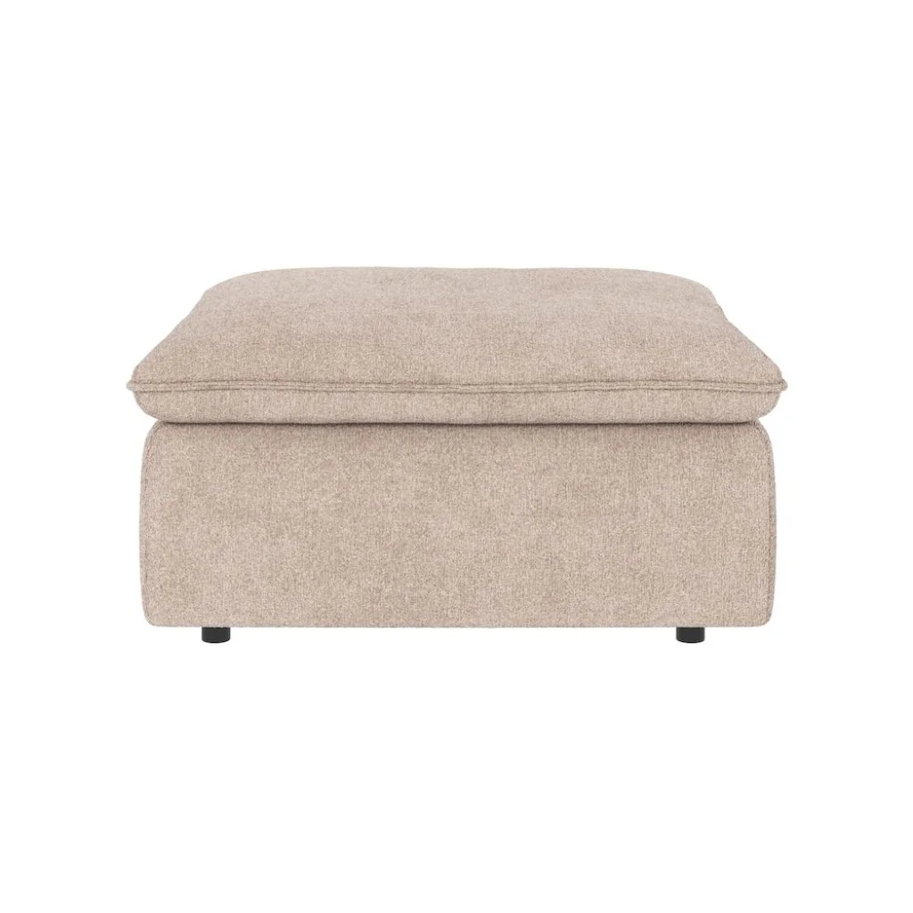 Rawlins fotpall ljusbeige tyg Greg 3