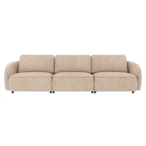 Norris soffa 4-sits ljusbeige tyg Anna #2