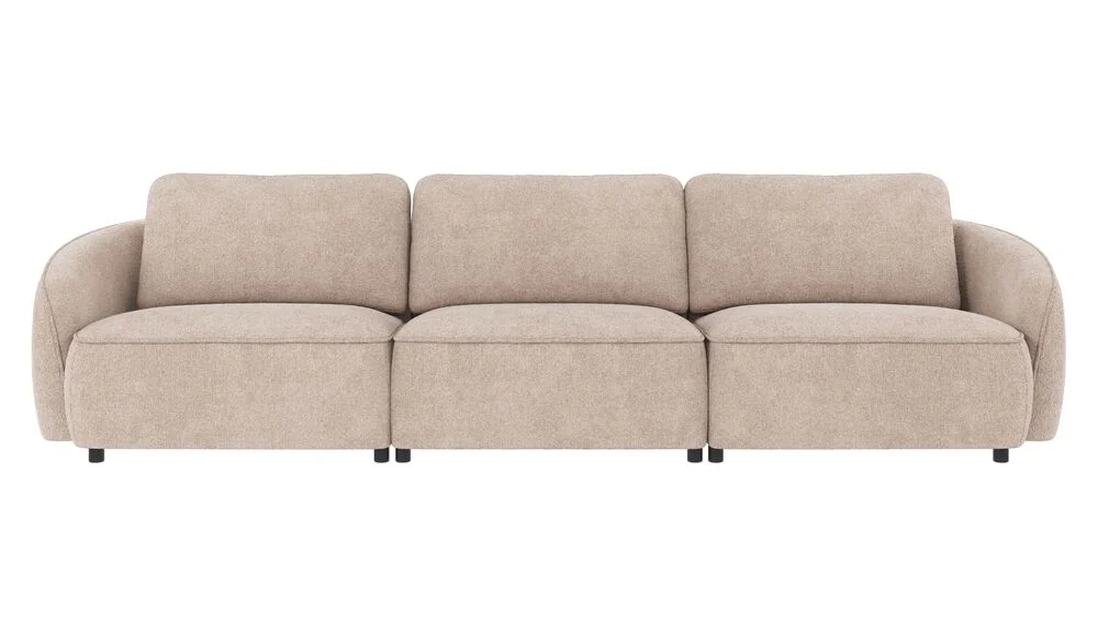 Norris soffa 4-sits ljusbeige tyg Greg 3