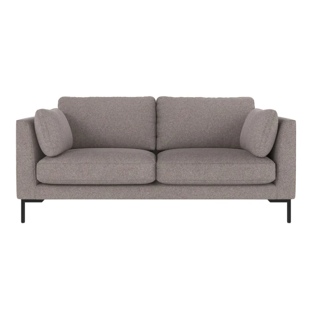 Corwin soffa 2,5-sits grå-beige tyg Brenda