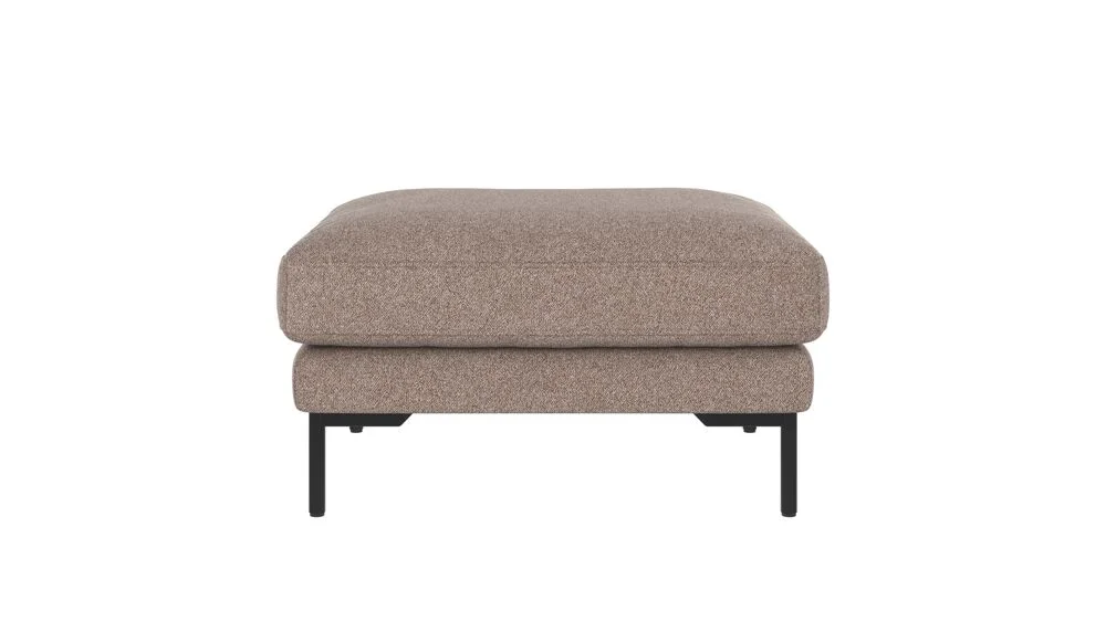 Corwin fotpall beige tyg Brenda #34