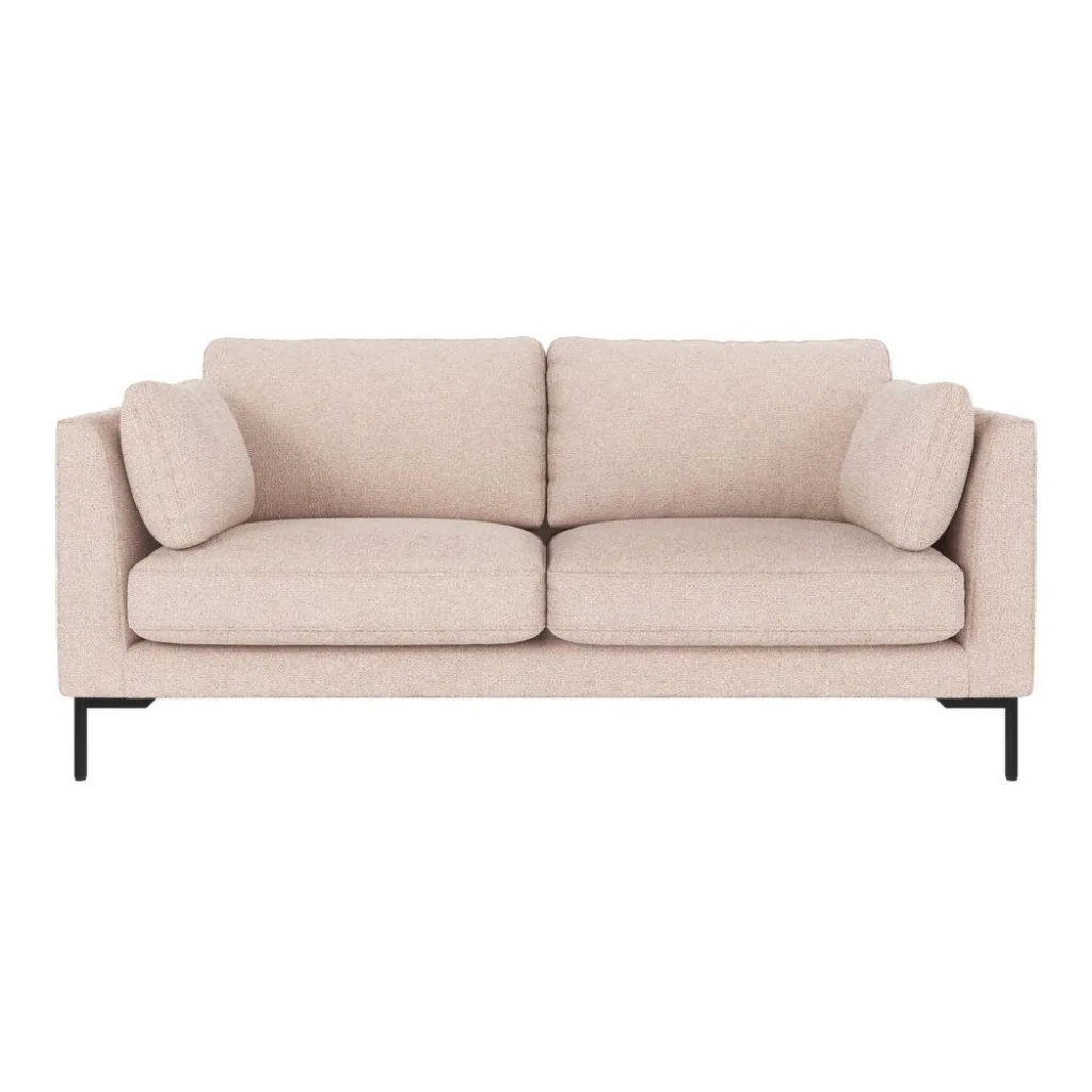 Corwin soffa 2,5-sits ljusbeige tyg Max