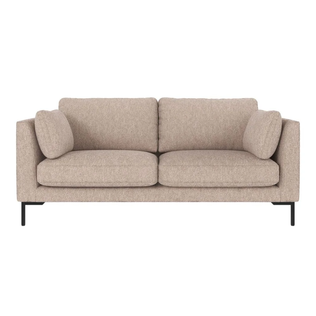 Corwin soffa 2,5-sits ljusbeige tyg Alice