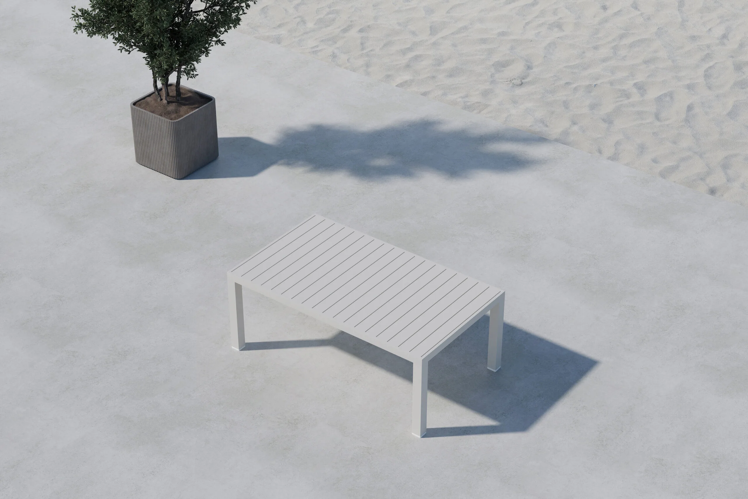 Copacabana Sofa Table 70x120 - Beige