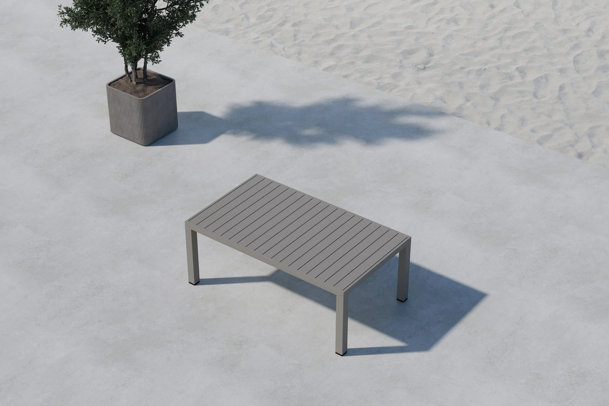 Copacabana Sofa Table 70x120 - Brun
