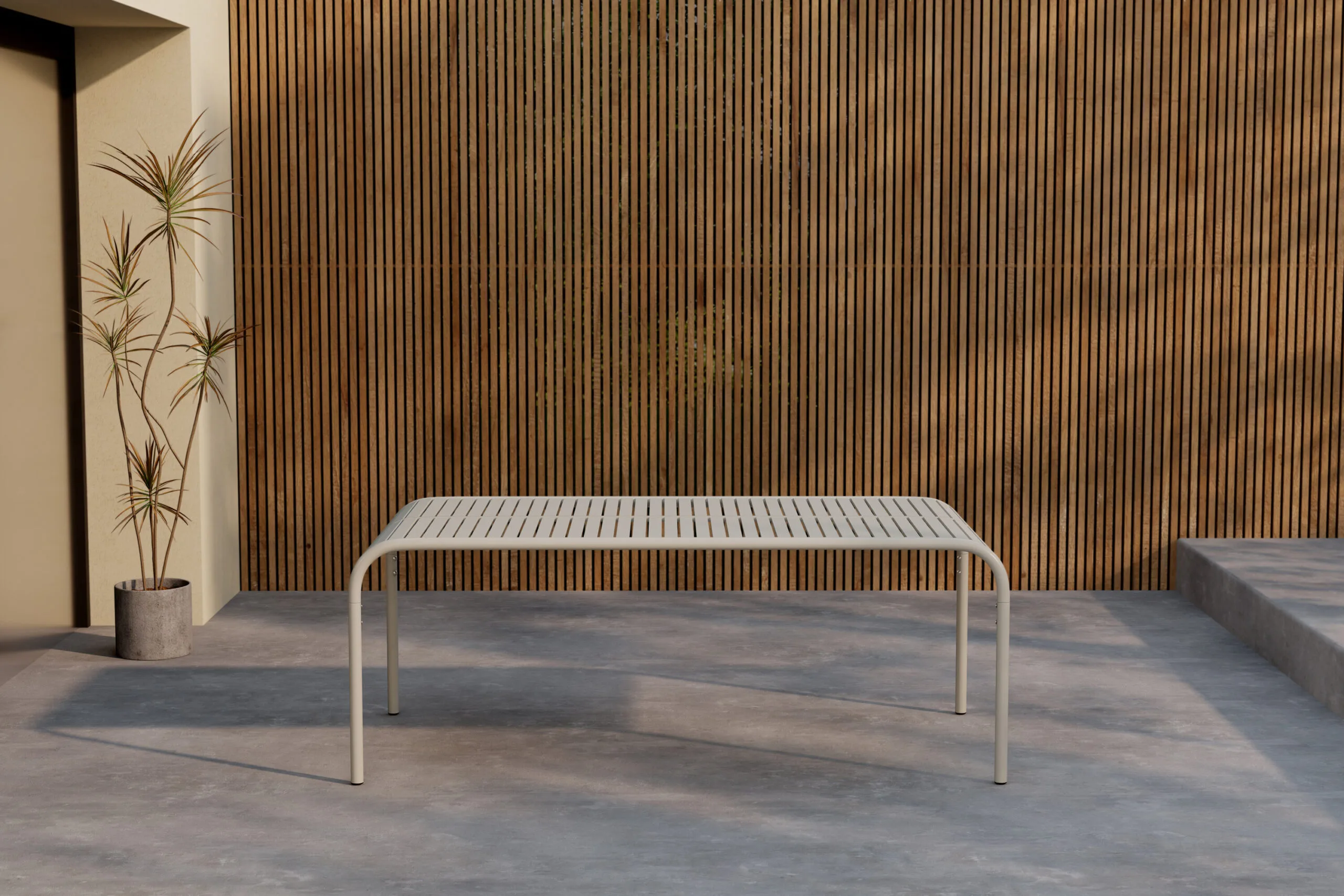 Borneo Dining Table 100x200 - Beige