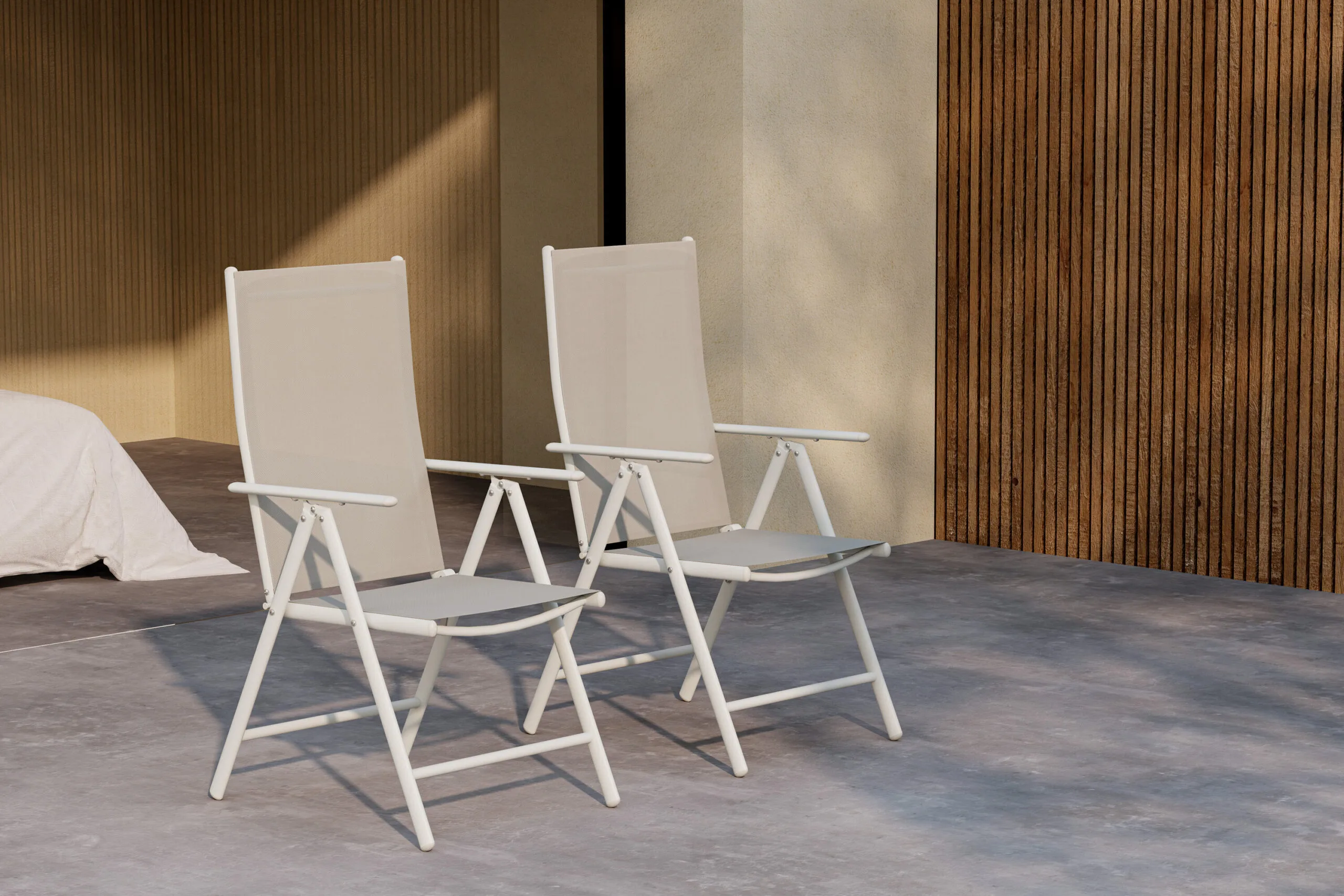 Break Diningchair 2-Pack - Beige / Beige
