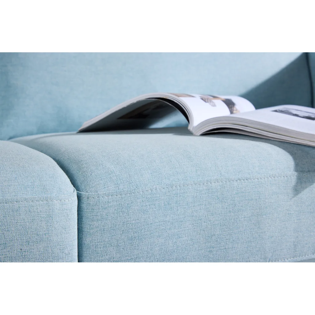 Sky 3-Seat Sofa - Vitwash / Baby Blå