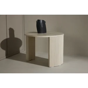 Bristol Sofa Table φ60x45 cm - Vitwash