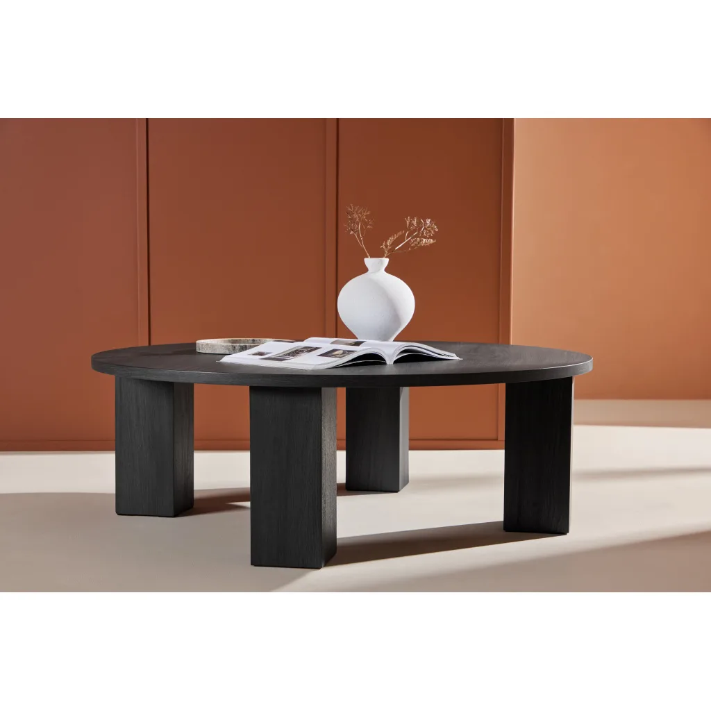 Juno Sofa Table φ120 - Svart