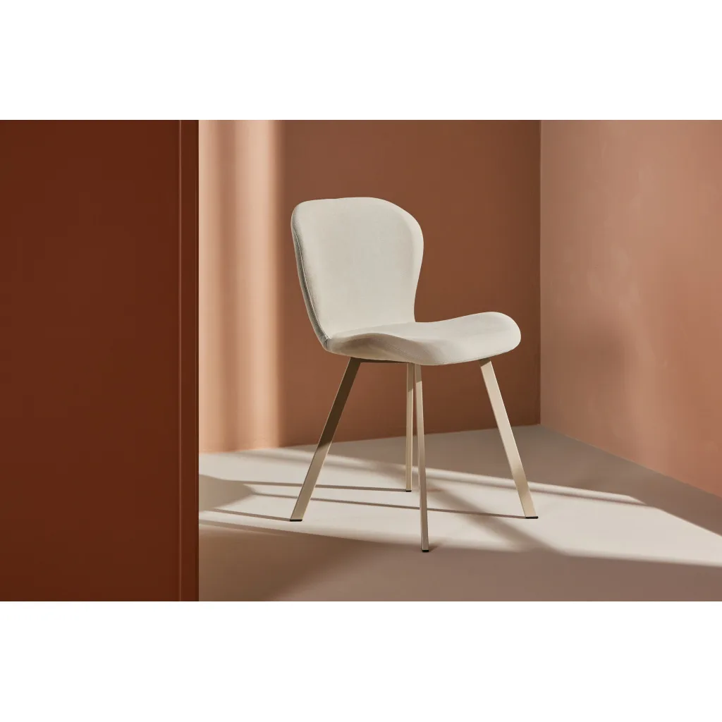 Lilja Dining Chair - Beige / Beige Fabric