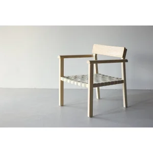 Krois Armchair - Natur Mahogany /Grå