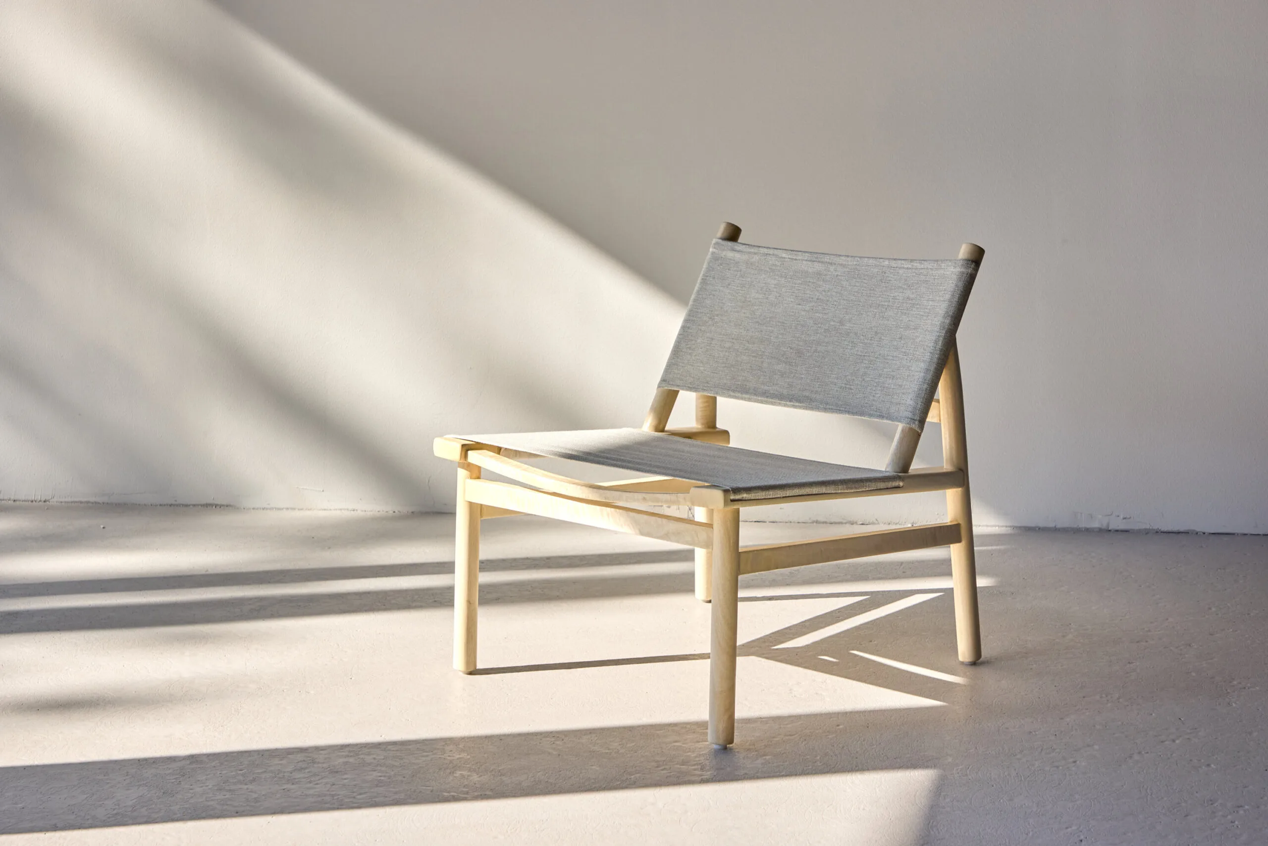 Millo Lounge Chair - Natur/Grå