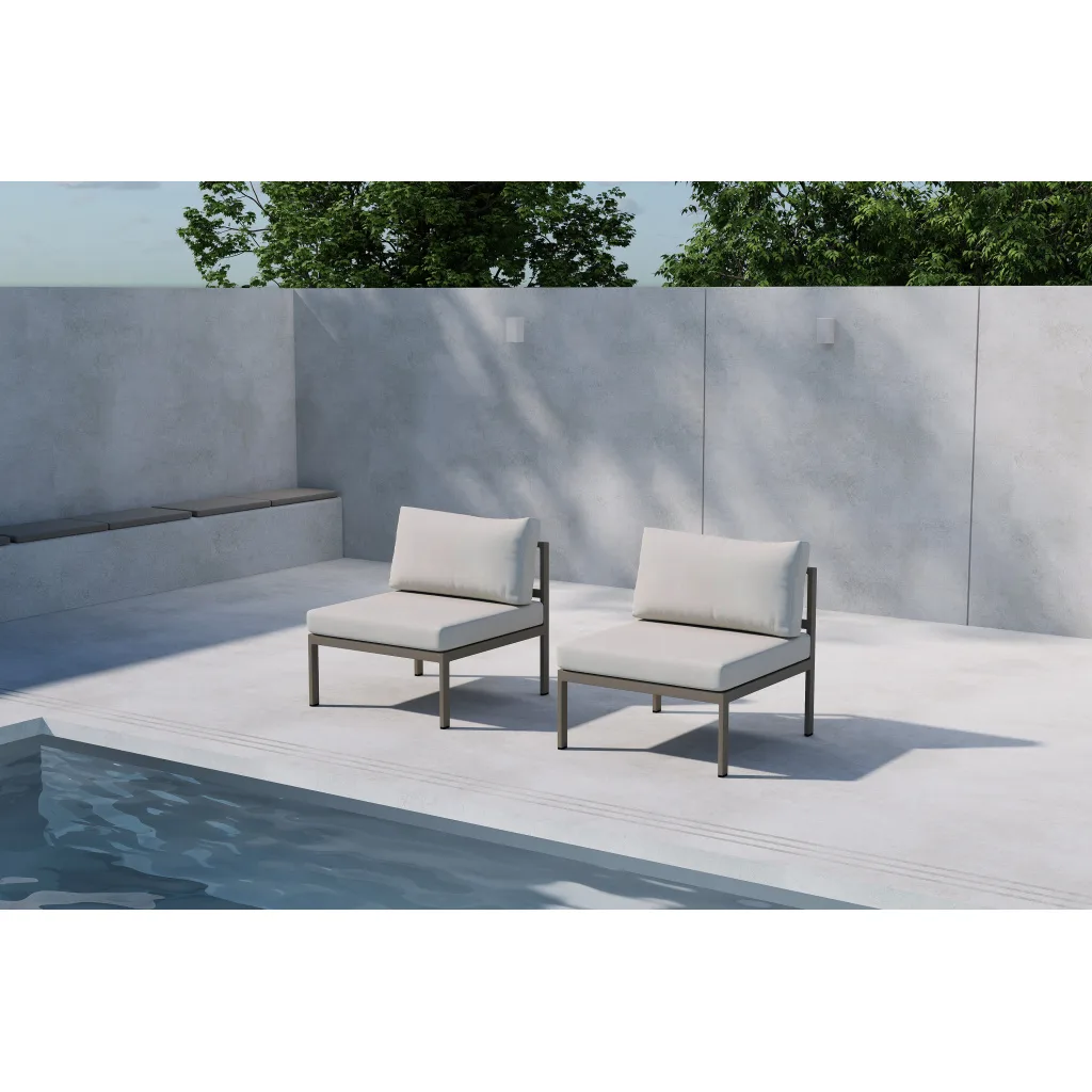 Copacabana Sofa Module Middle - Brun / Beige