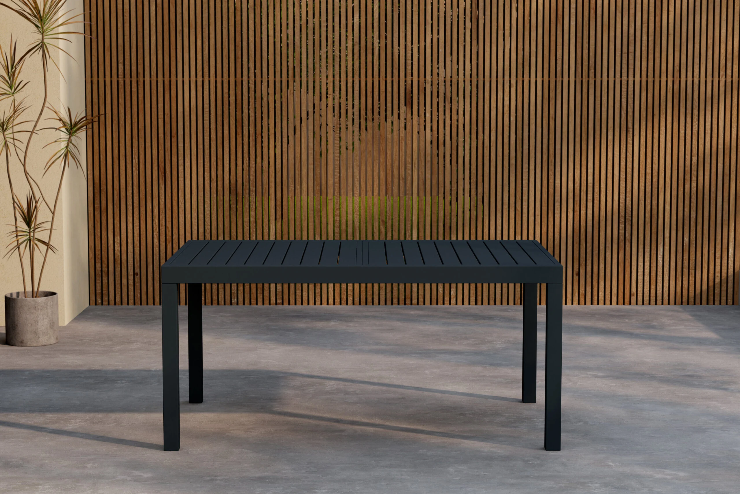 Capo Dining Table Extention 160/240x100x75 - Svart