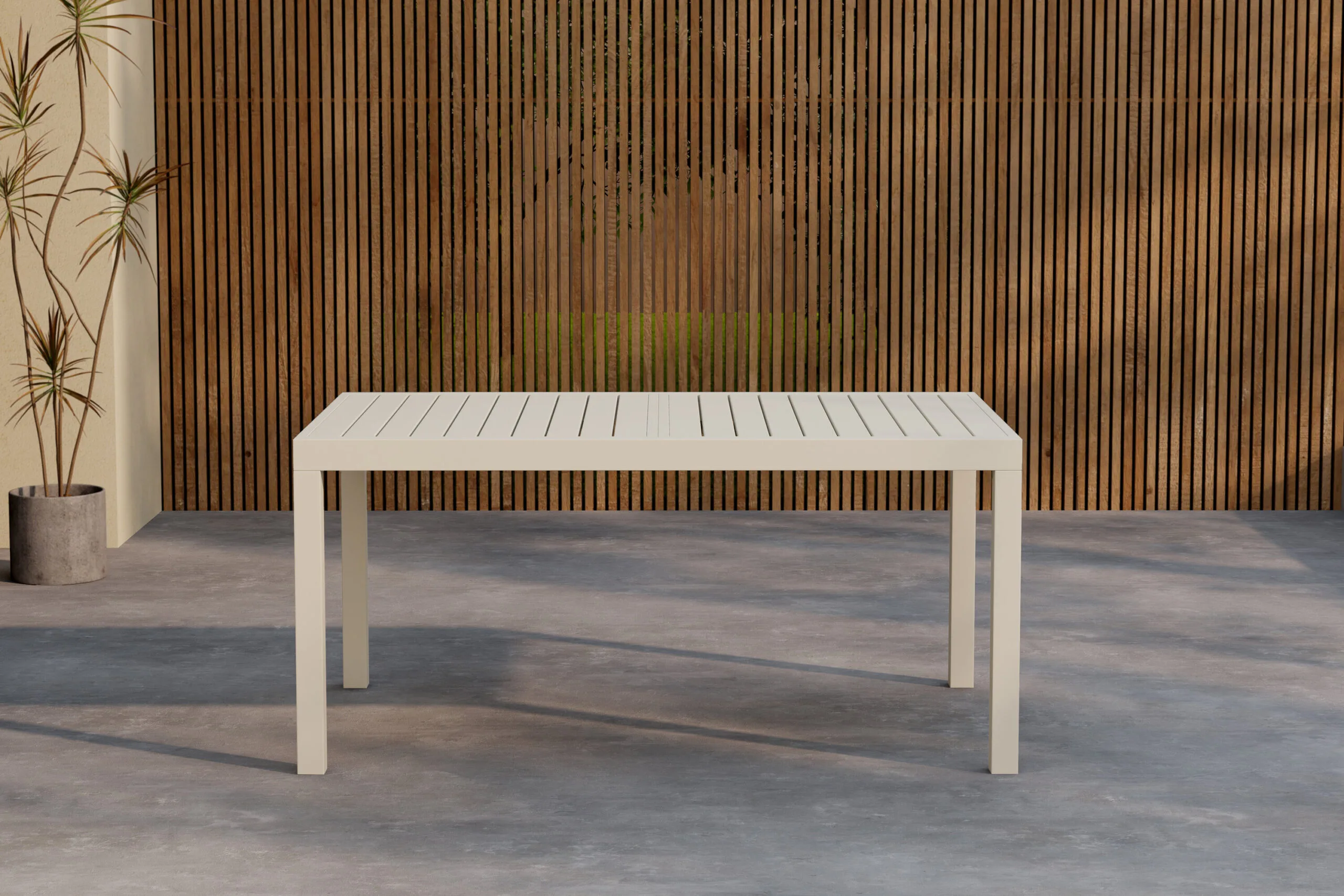 Capo Dining Table Extention 160/240x100x75 - Beige