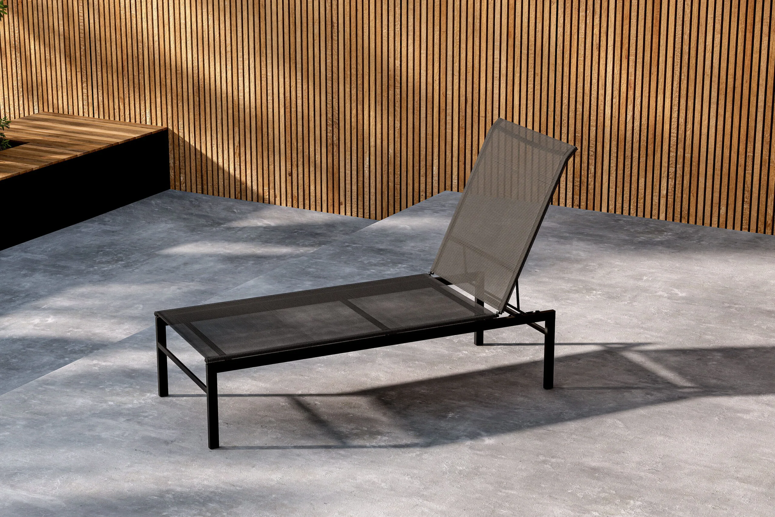 Massimo Sun Lounge - Svart/ Svart