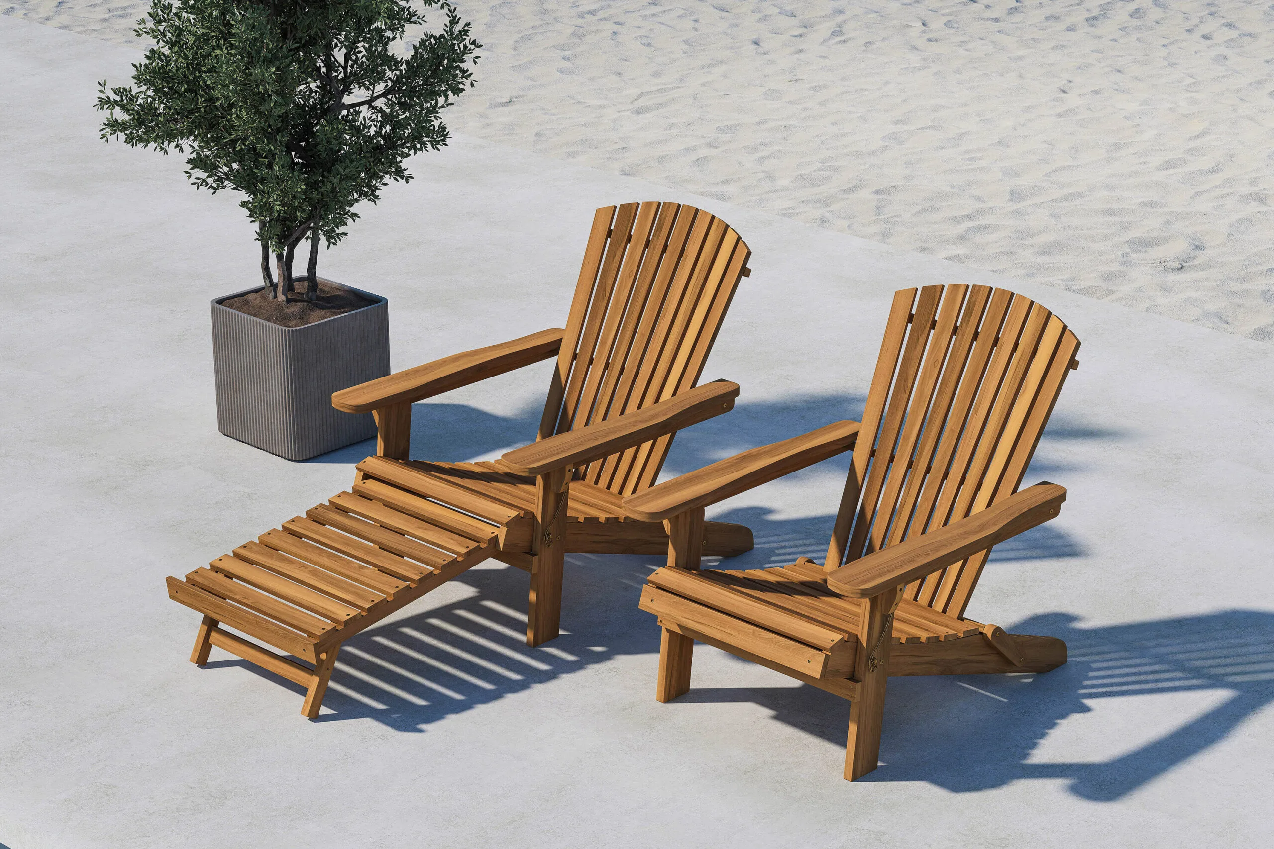 Tropea Sun Lounge - Acacia FSC 100%