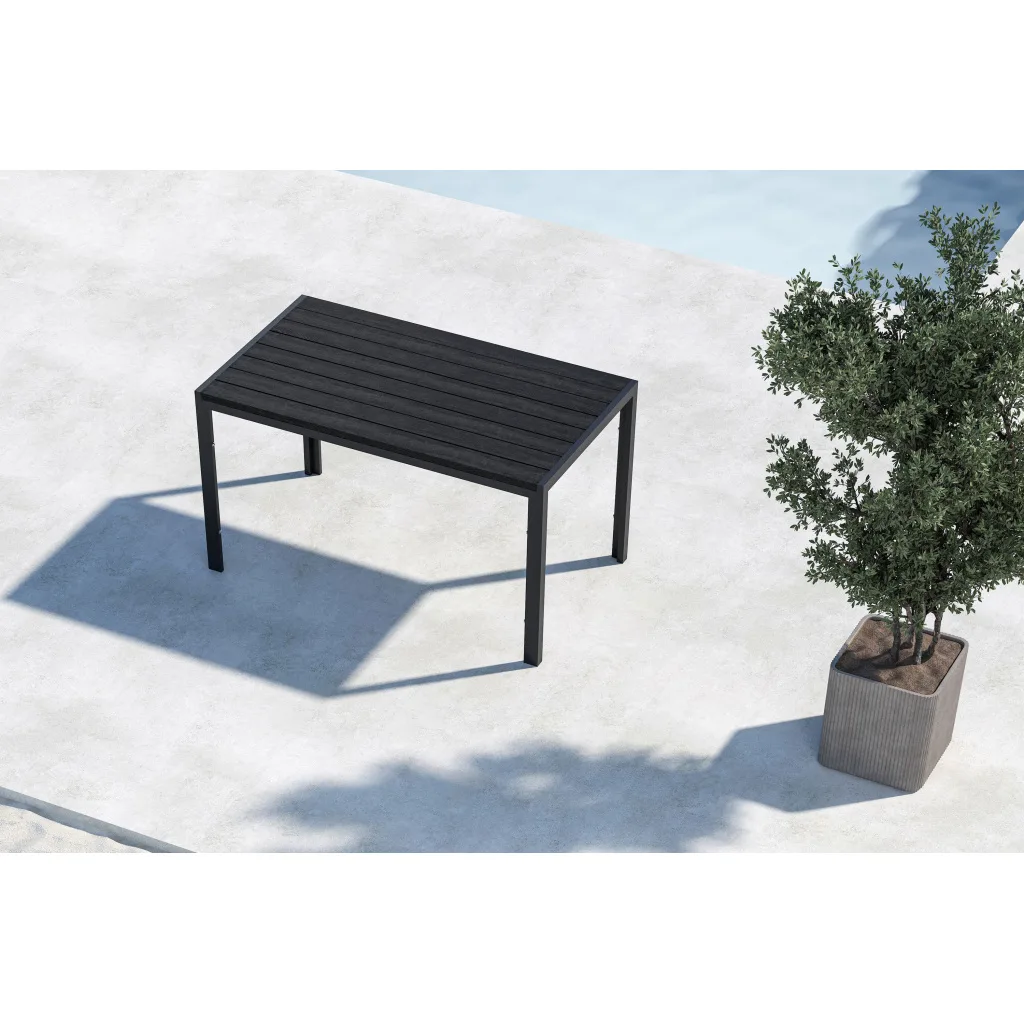 Mirko Dining Table 140x80x74 - Svart/ Svart
