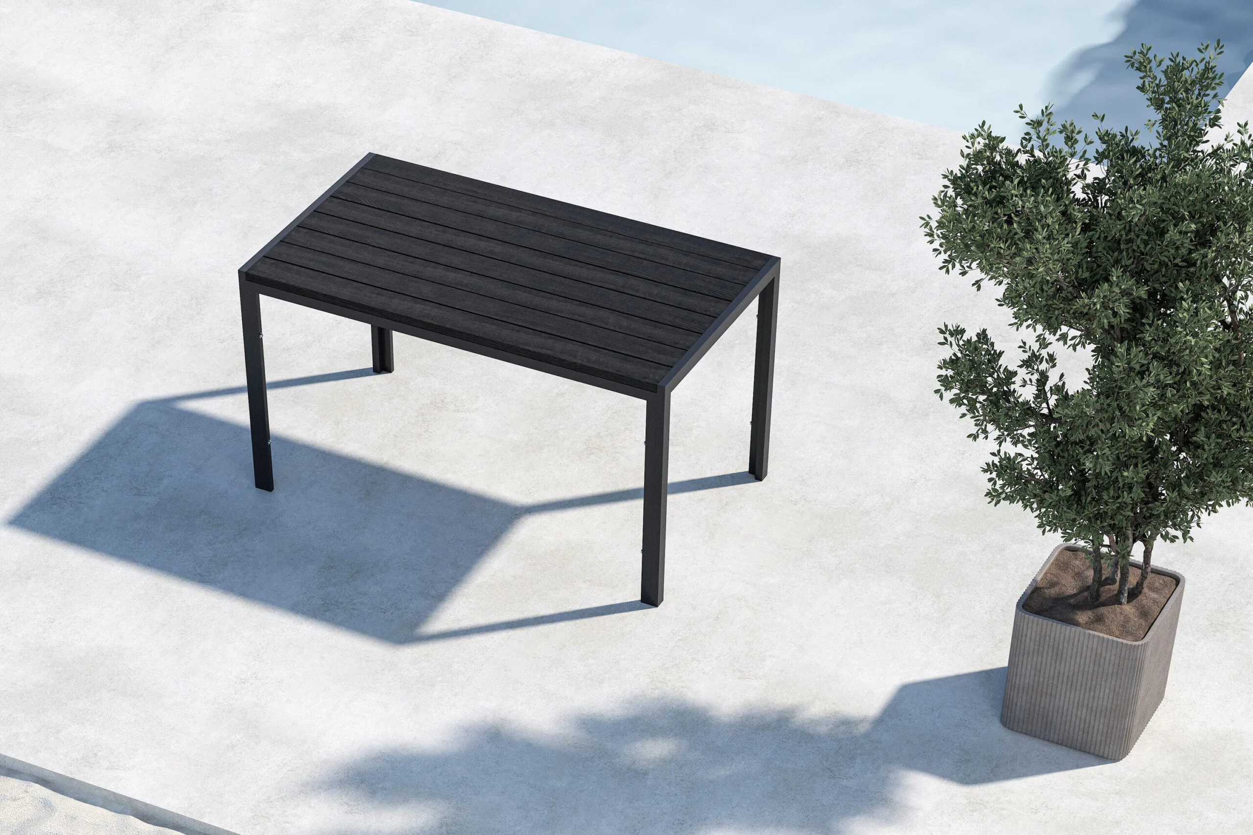 Mirko Dining Table 140x80x74 - Svart/ Svart